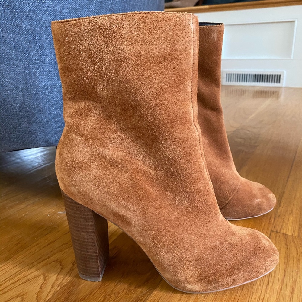 Sole Society Brown High-heel Booties